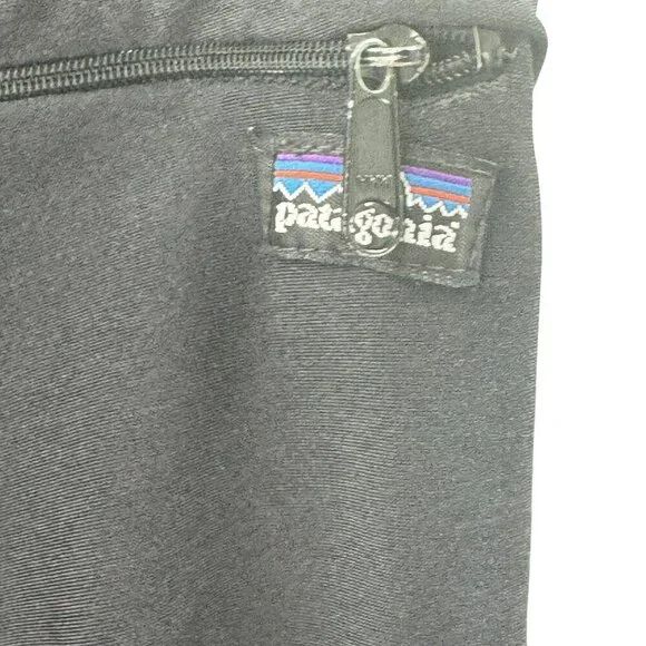 Patagonia Black Ankle Zip Legging Joggers Womens XS Nylon Blend Made In USA - Picture 4 of 8